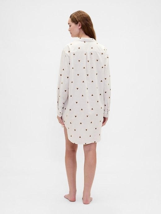 Image number 4 showing, Softest Flannel PJ Dress