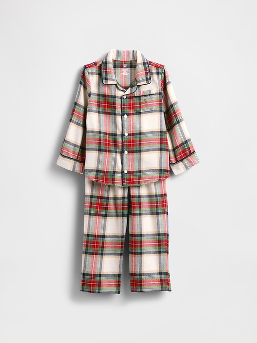 Image number 2 showing, Baby & Toddler Recycled Flannel PJ Set