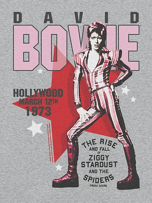 Image number 2 showing, David Bowie Hollywood Ziggy Graphic T-Shirt