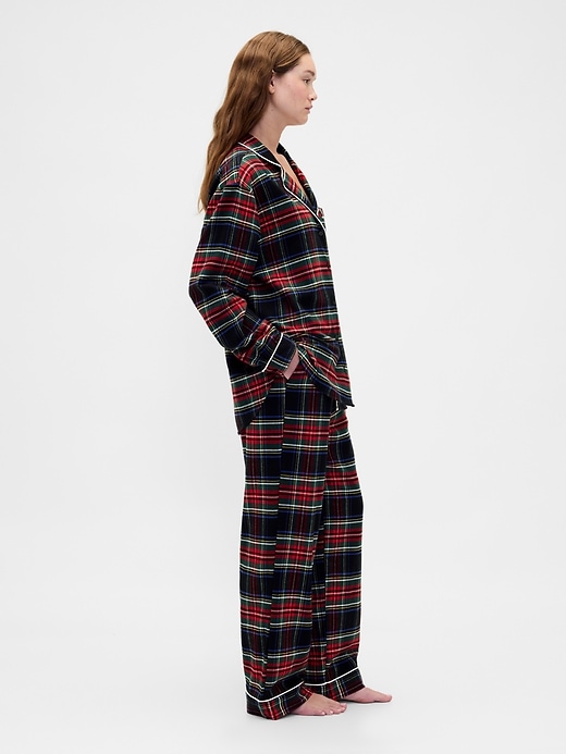 Image number 3 showing, Adult Softest Flannel PJ Set