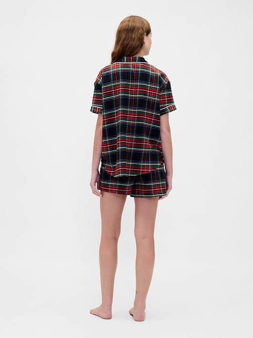 Image number 4 showing, Adult Softest Flannel PJ Short Set