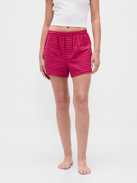 Image number 2 showing, Logo Flannel Boxer Shorts