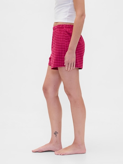 Image number 3 showing, Logo Flannel Boxer Shorts