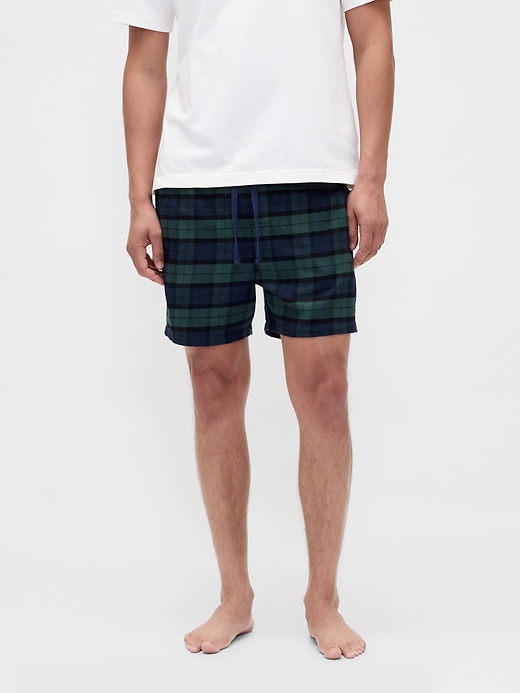 Image number 2 showing, Adult Softest Flannel PJ Boxer Shorts
