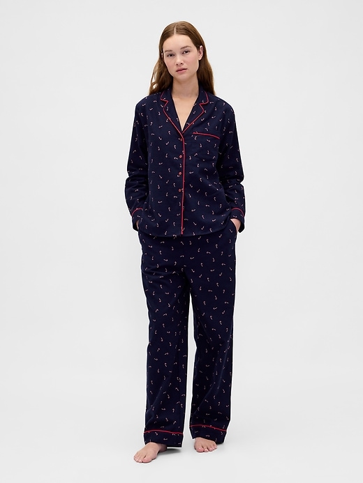 Image number 1 showing, Adult Softest Flannel PJ Set