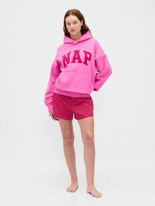 Image number 1 showing, Logo Flannel Boxer Shorts