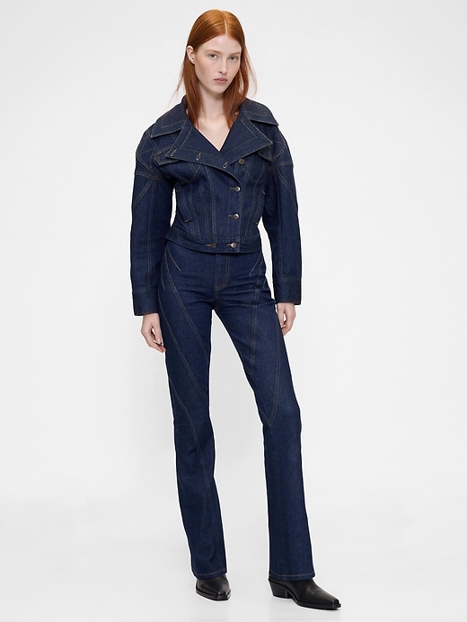 Image number 3 showing, GapStudio Seamed Icon Denim Jacket