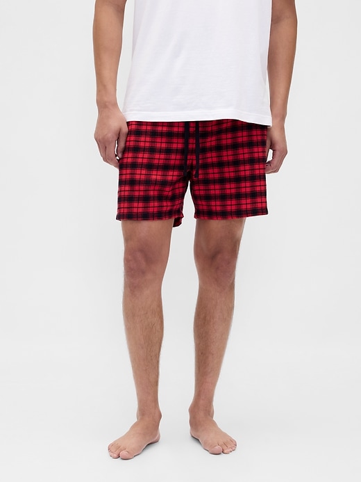 Image number 2 showing, Adult Softest Flannel PJ Boxer Shorts