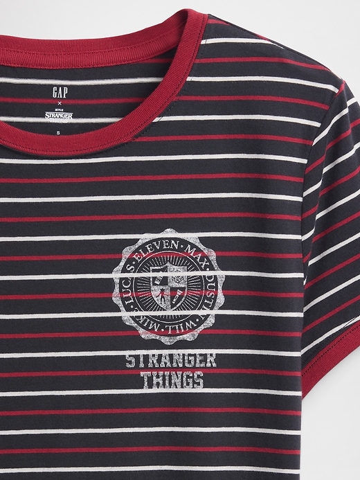 Image number 4 showing, Stranger Things Organic Cotton VintageSoft Crop T-Shirt