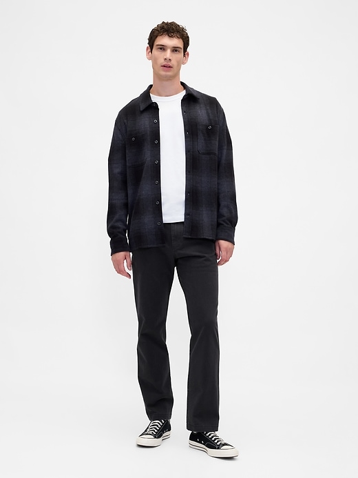 Image number 1 showing, Heavyweight Twill Relaxed Straight Khakis