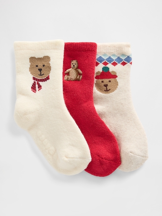 Image number 1 showing, Baby Brannan Bear Socks (3-Pack)