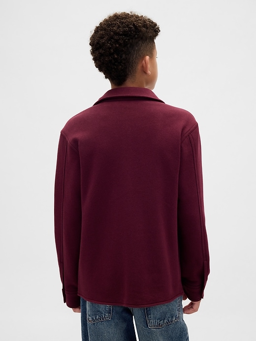 Image number 3 showing, Kids Cozy Button-Front Shirt
