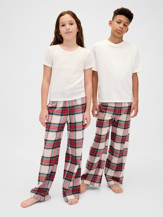 Image number 1 showing, Kids Recycled Flannel PJ Pants