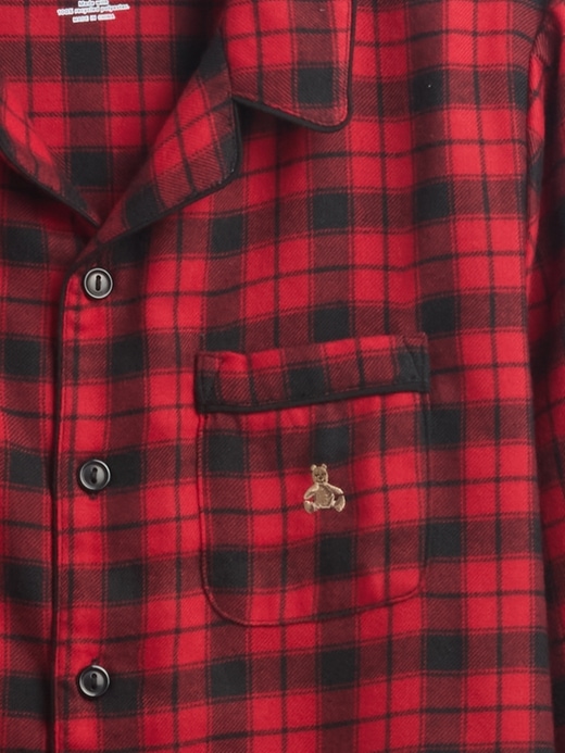 Image number 5 showing, Kids Recycled Flannel PJ Set