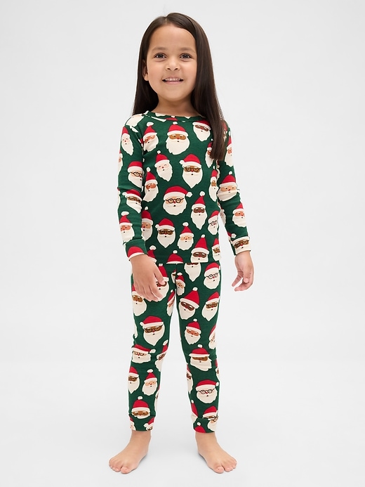 Image number 4 showing, Kids & Baby Organic Brushed Cotton Holiday PJ Set