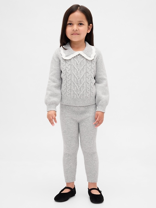 Image number 1 showing, Baby & Toddler CashSoft Rib Leggings