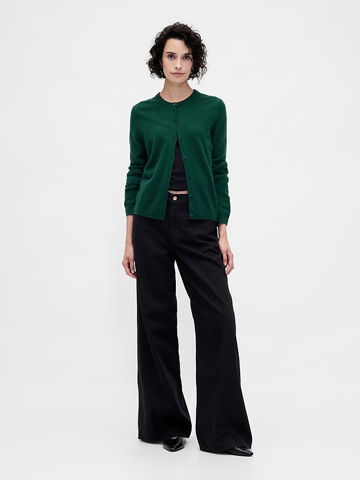 Image number 2 showing, CashSoft Crop Cardigan