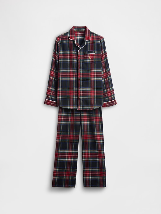 Image number 6 showing, Kids Recycled Flannel PJ Set
