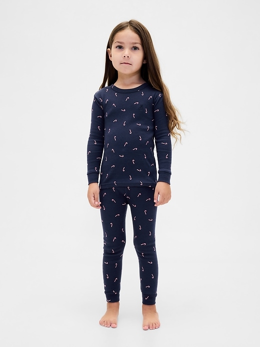 Image number 3 showing, Kids & Baby Organic Brushed Cotton Holiday PJ Set