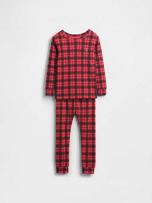 Image number 6 showing, Kids & Baby Organic Brushed Cotton Holiday PJ Set