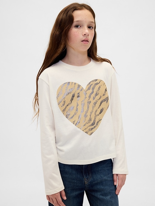 Image number 1 showing, Kids Relaxed Graphic T-Shirt