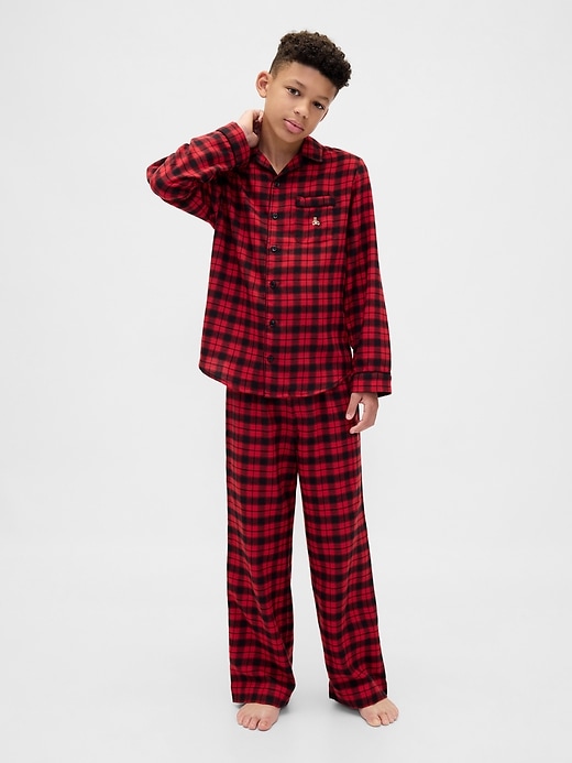 Image number 3 showing, Kids Recycled Flannel PJ Set