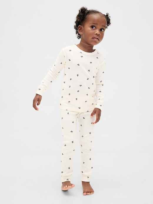 Image number 4 showing, Kids & Baby Organic Brushed Cotton Holiday PJ Set