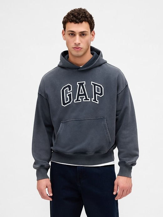 Image number 1 showing, Heavyweight Oversized Logo Hoodie