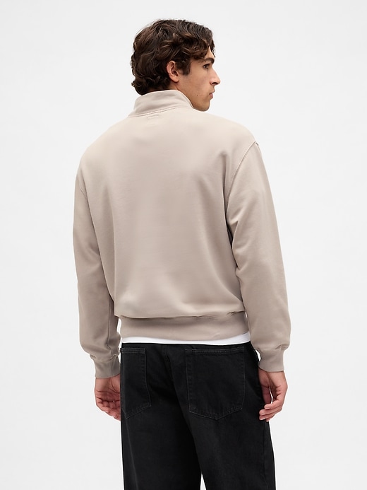 Image number 3 showing, Heavyweight Oversized Logo Half-Zip Pullover