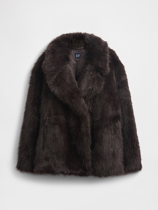 Image number 5 showing, Faux Fur Coat