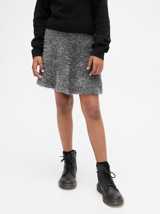 Image number 3 showing, Kids Wicked Tinsel Eyelash Sweater Skirt