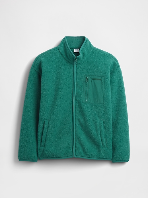 Image number 2 showing, Kids Relaxed Sherpa Jacket