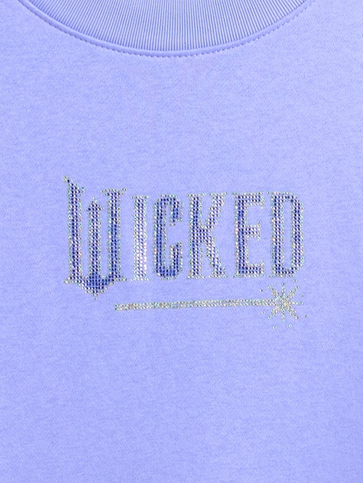 Image number 4 showing, VintageSoft Wicked Crop Wedge Sweatshirt