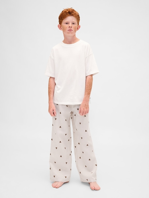 Image number 3 showing, Kids Recycled Flannel PJ Pants