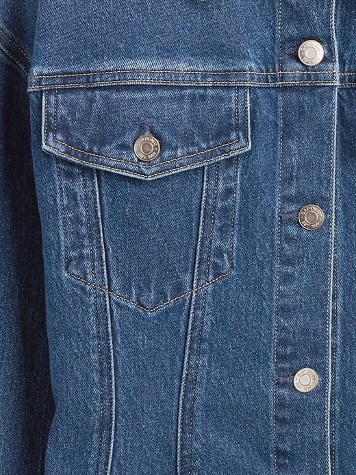 Image number 4 showing, Contoured Longline Denim Jacket
