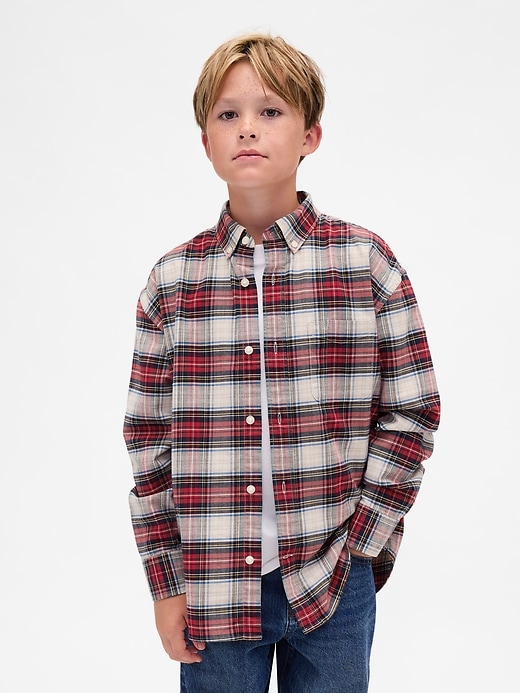 Image number 1 showing, Kids Relaxed Oxford Shirt
