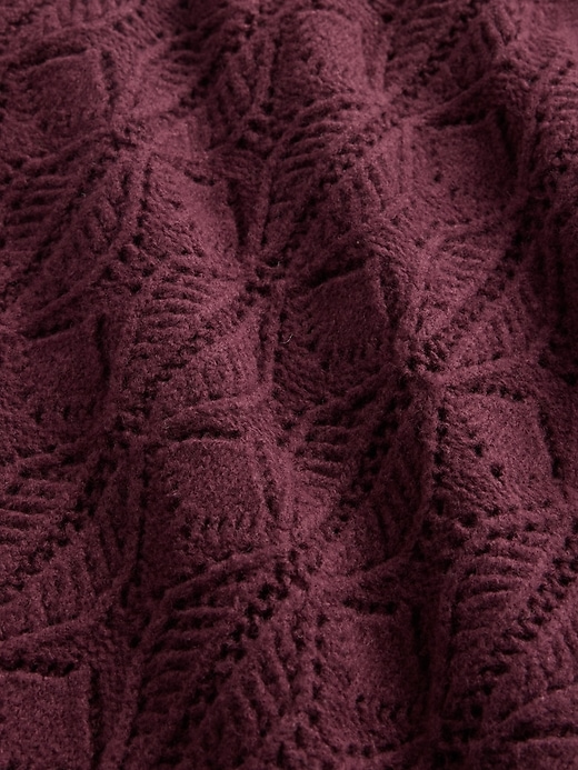 Image number 4 showing, CashSoft Pointelle Turtleneck Sweater Dress