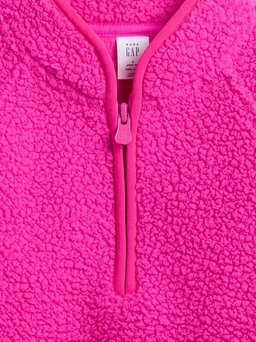 Image number 3 showing, Baby & Toddler Sherpa Half-Zip Pullover