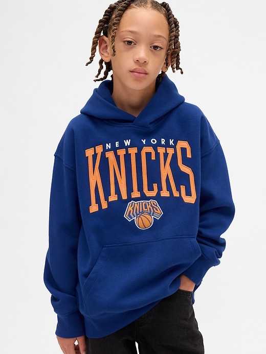 Image number 1 showing, Kids NBA New York Knicks VintageSoft Relaxed Hoodie