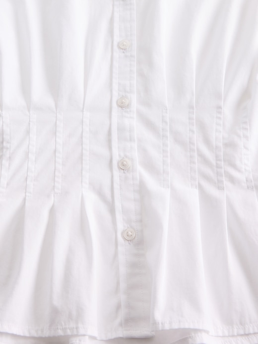 Image number 4 showing, Organic Cotton Poplin Fitted Shirt