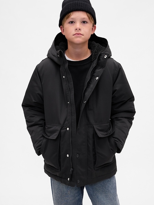 Image number 1 showing, Kids Heavyweight Parka Jacket
