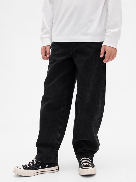 Image number 3 showing, Kids Baggy Taper Jeans