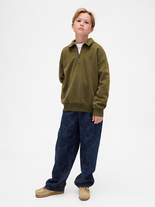 Image number 1 showing, Kids Camo Easy Baggy Jeans