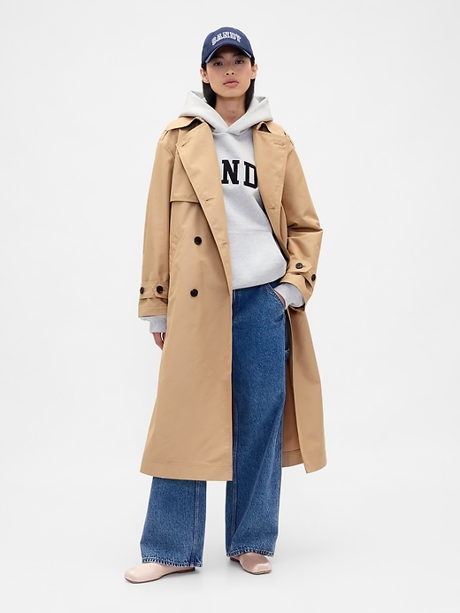 Image number 3 showing, Gap × Sandy Liang Adult Extra Heavyweight Logo Oversized Hoodie