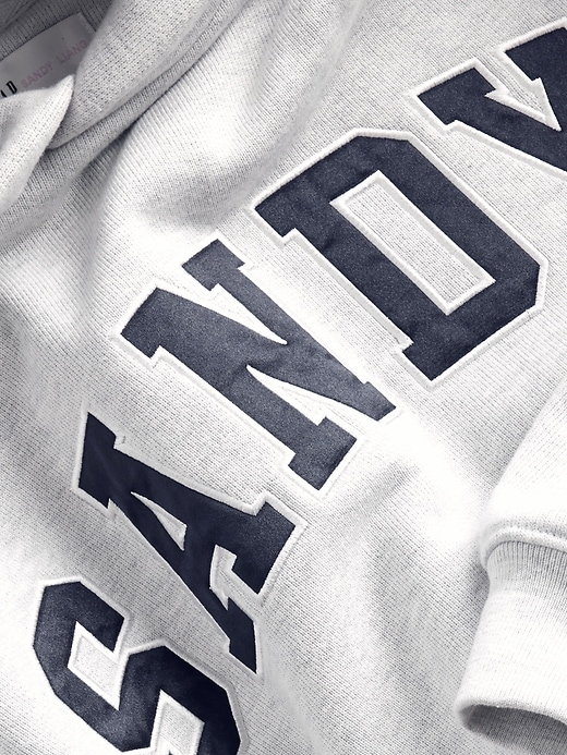 Image number 7 showing, Gap × Sandy Liang Adult Extra Heavyweight Logo Oversized Hoodie
