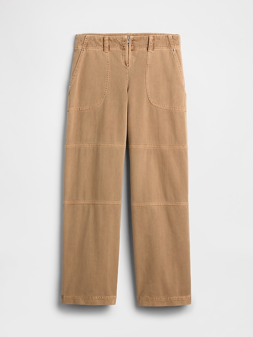 Image number 9 showing, Gap × Sandy Liang Low Rise Utility Pants