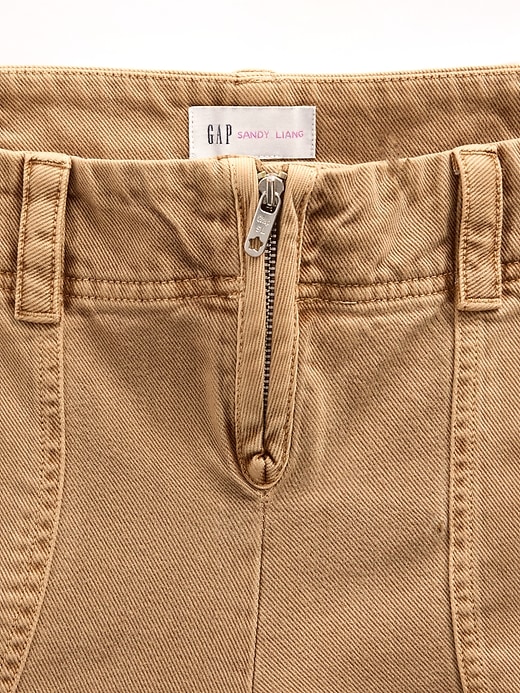 Image number 8 showing, Gap × Sandy Liang Low Rise Utility Pants