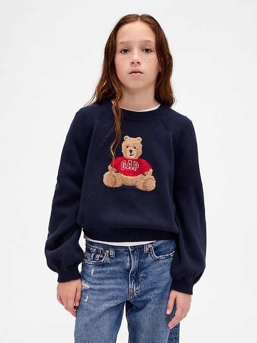 Image number 1 showing, Kids Brannan Bear Logo Sweater