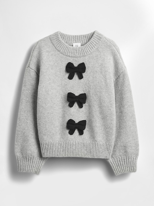 Image number 2 showing, Baby & Toddler CashSoft Bow Sweater