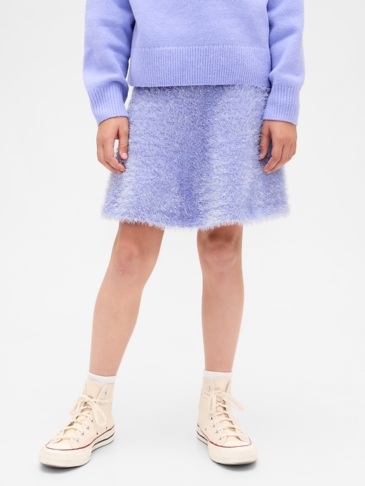 Image number 3 showing, Kids Wicked Tinsel Eyelash Sweater Skirt